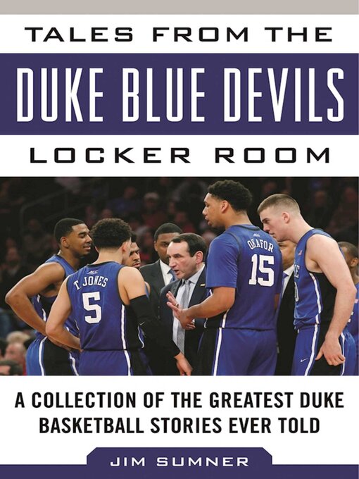 Cover image for Tales from the Duke Blue Devils Locker Room